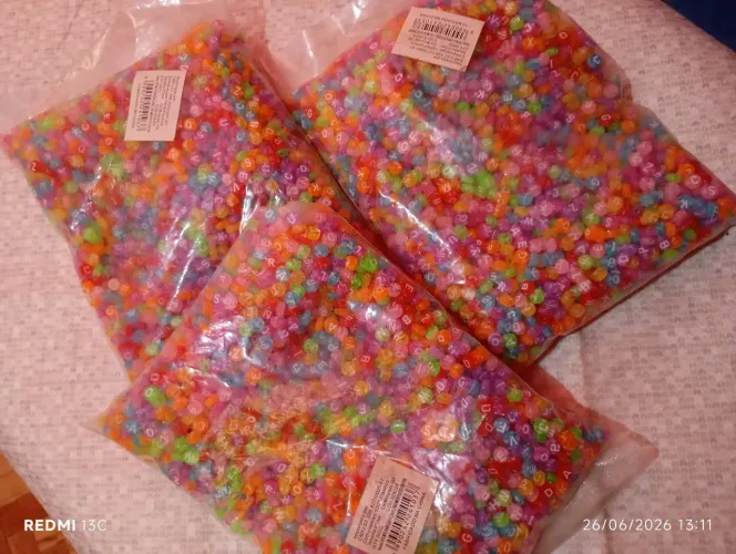 Pacotes de letras 500g