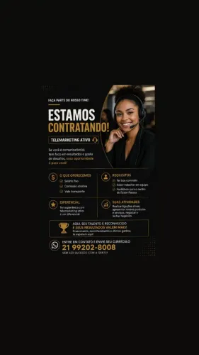 operador de telemarketing