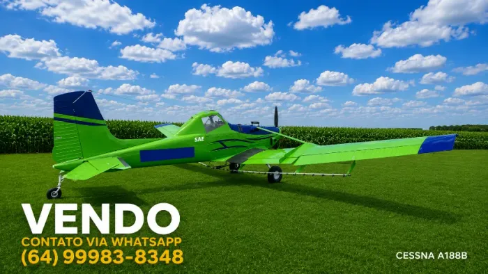 AVIÃO AGRICOLA CESSNA A188B