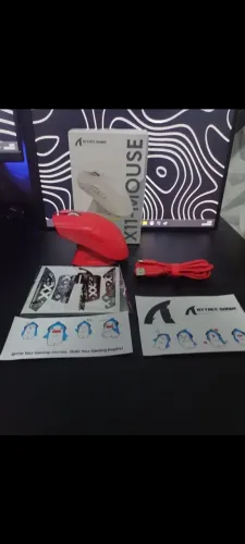 Mouse atack shack x11 vermelho novo na caixa