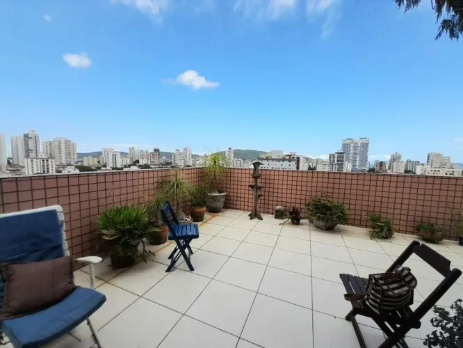 Cobertura à venda, 152 m² por R$ 800.000,00 - Aparecida - Santos/SP