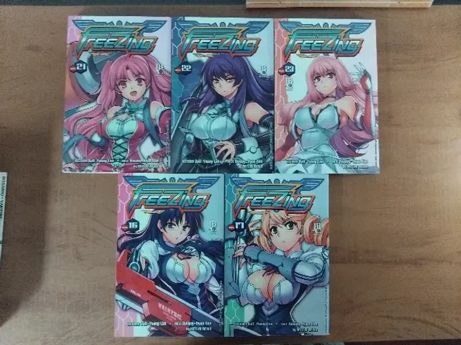 Manga Freezing vols 23, 22, 21, 17, 16