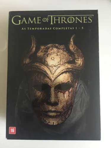 GAME OF THRONES BOX SET COM AS 5 PRIMEIRAS TEMPORADAS DVD