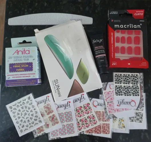 Kit coisas pra unhas