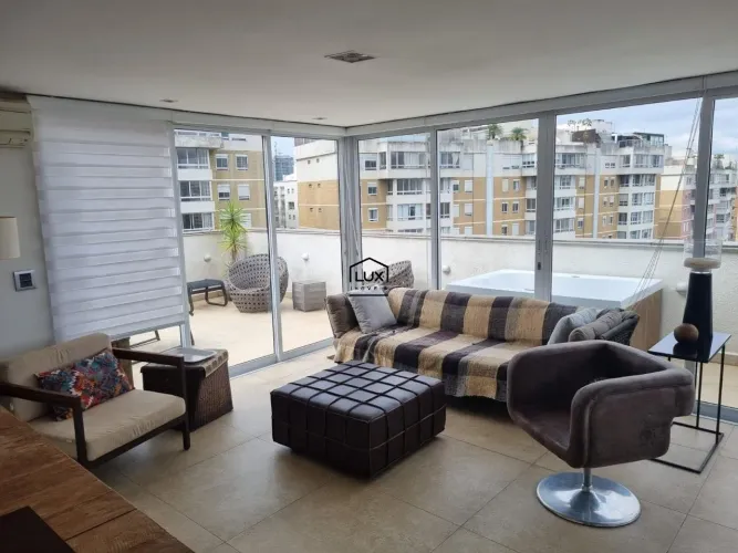 Cobertura Duplex para Locação no Panamby | 288m² | Piscina Privativa | 3 Suítes | 5 Vagas