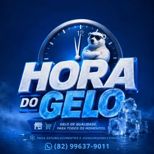Gelo 3kg | Entrega em Rio Largo | Hora do Gelo