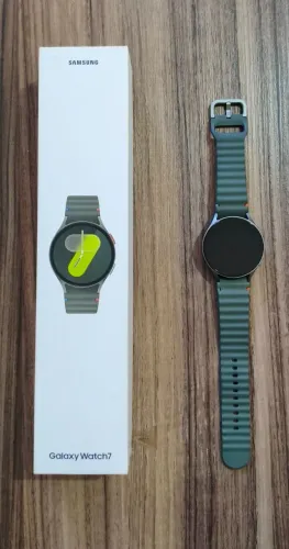 Samsung Galaxy Watch 7 LTE 44mm Verde - Impecável, com Nota Fiscal