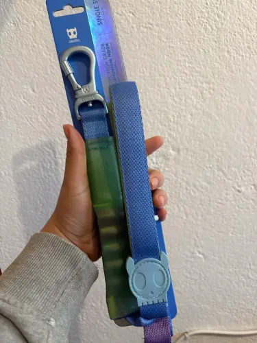 coleira antipuxão zeedog airleash azul