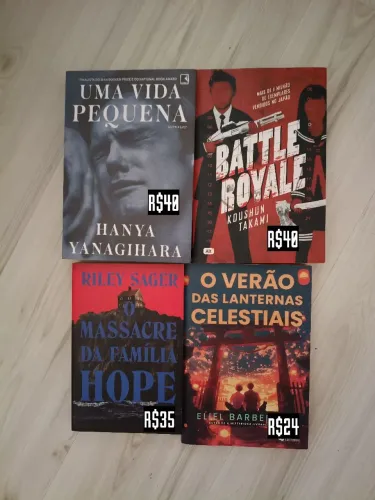 Livros - a partir de R$5 cada