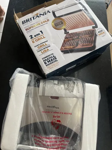 GRILL BRITÂNIA SUPREME GOLD (novo!)