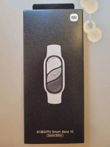 XIAOMI MI BAND 10 CERAMICA BRANCO ZERO PELÍCULA 3D