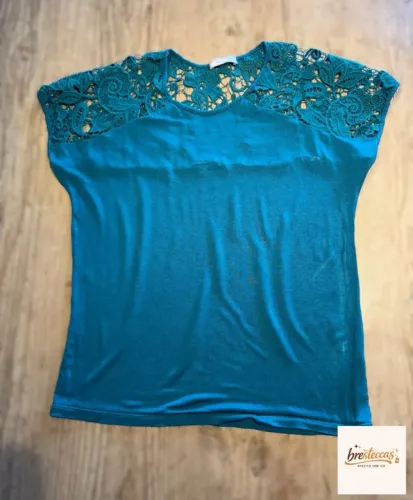 Blusa Feminina Zara com Renda - Tamanho G