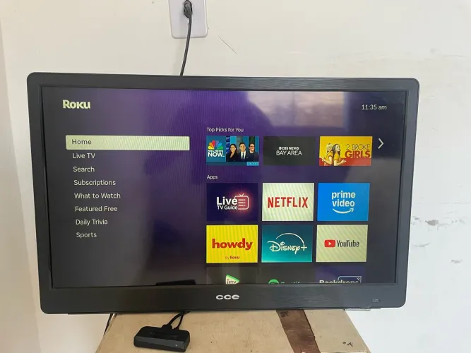 Tv CCE 32 polegadas + Roku