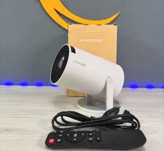 Projetor HY300 Android WiFi Bluetooth Full HD Copa do Mundo Telão 150"
