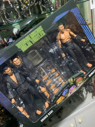 Tartarugas ninja neca TMNT 1990 Movie 7" 2-Pack (Oroku Saki & Hamato Yoshi)
