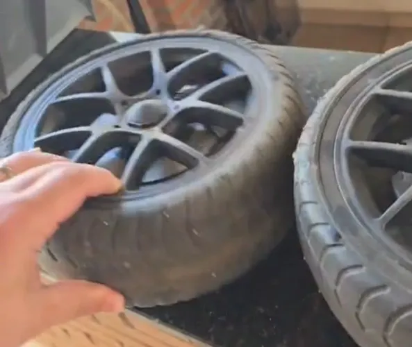 Par de rodas carrinho elétrico infantil
