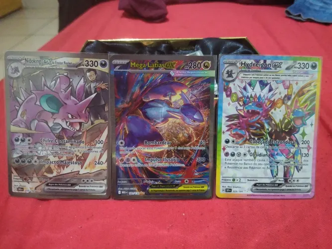 Mega Latias EX+Nidoking EX+Cartas avulsas