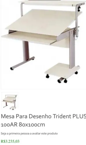 Vendo mesa de escritório com regulagem e iluminação 