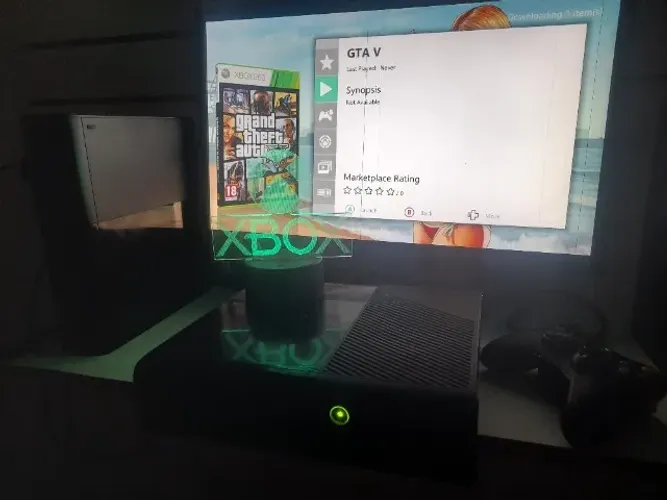 Xbox 360 Super Slim 500GB + Controle Original | Excelente Estado
