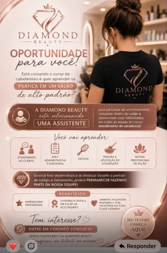 VAGA AUXILIAR DE CABELEIREIRA