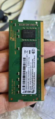 Memória  8GB DDR 3200 Notebook 