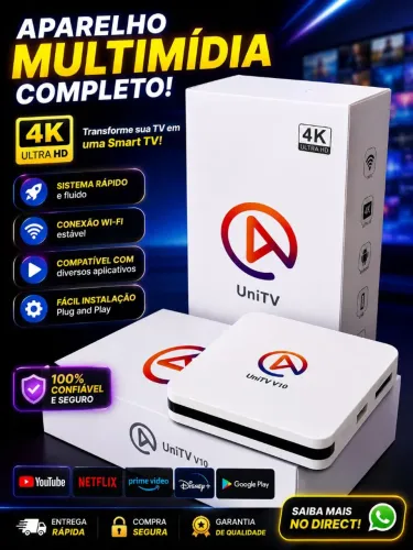 Aparelho multimídia 4k 