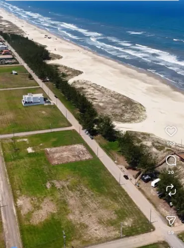 Terreno Praia Litoral SC- 500m Mar- Balneário Gaivota- Escriturado