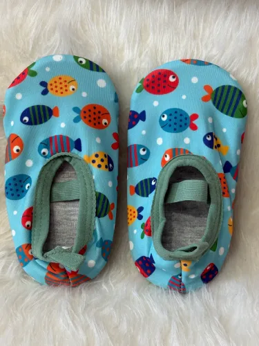 Sapatilha Aquática Peixes Infantil Antiderrapante Sapato