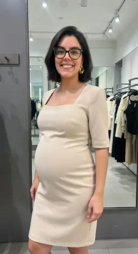 Vestido formal para gestante