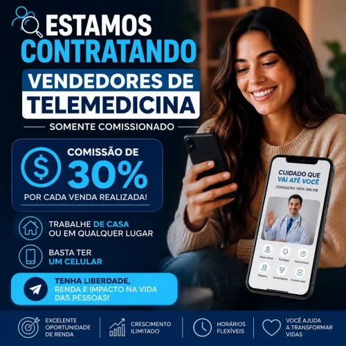 Estamos Contratando Vendedores de Telemedicina