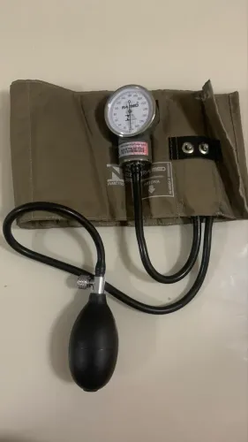 Esfigmomanômetro Medidor Pressão Aneróide Adulto Bege