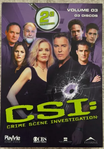 DVD CSI 2ª temporada volume 3 (3 discos)