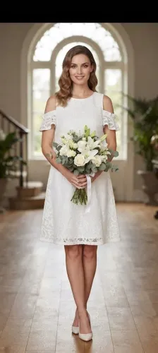 Vestido de noiva ou festa da grife Alphorria 38. De renda.