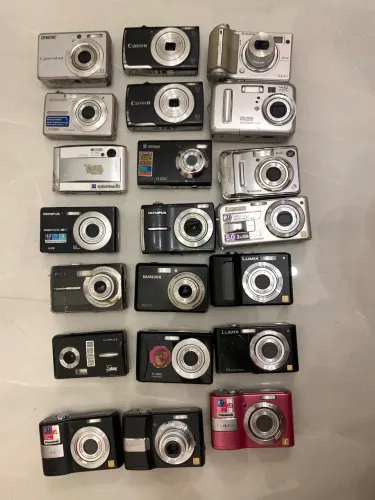 lote 18 câmeras + 3 carcaças