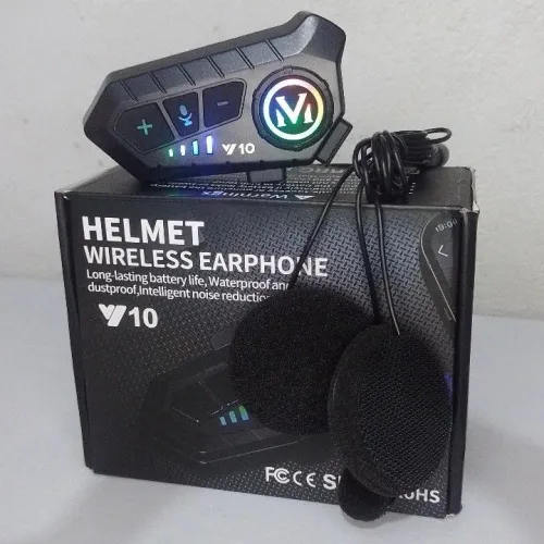 Intercomunicador Para Capacete Moto Bluetooth Atende Chamadas