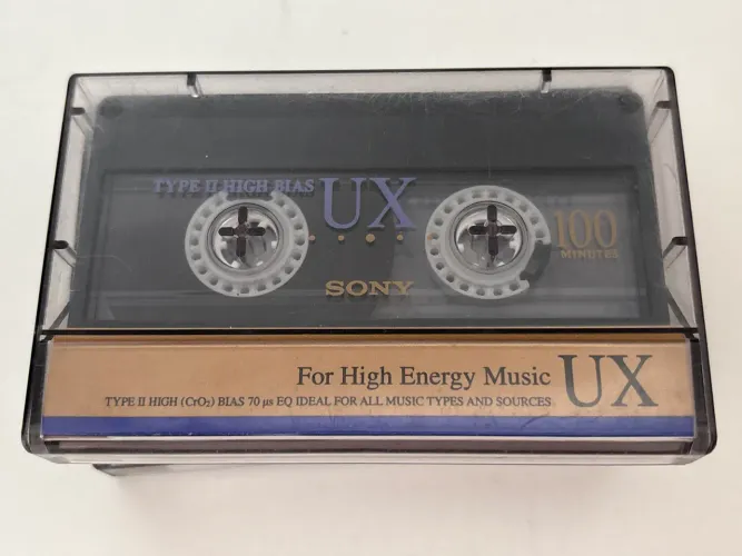Fita cassete Sony UX 100 (3 un)