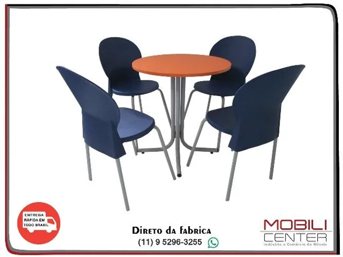 Mesas e Cadeiras para Refeitórios, Cozinha Industrial e Restaurantes - Direto da Fábrica