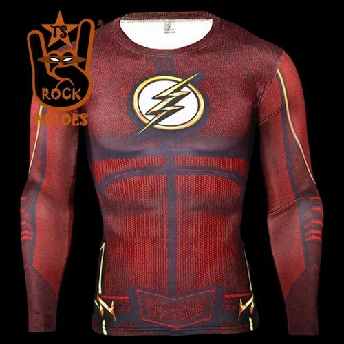 Camisa de Compressão Flash Manga Longa Rashguard Elastano