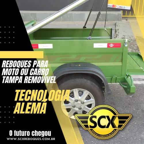 Carretinha Reboque SCX1CM - A melhor carretinha do Brasil