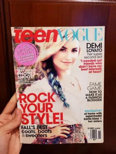 Revista teen vogue demi lovato 