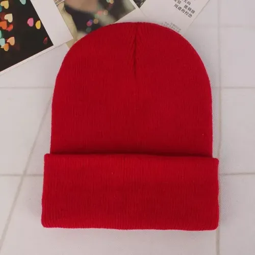 Gorro frio touca unissex inverno moda