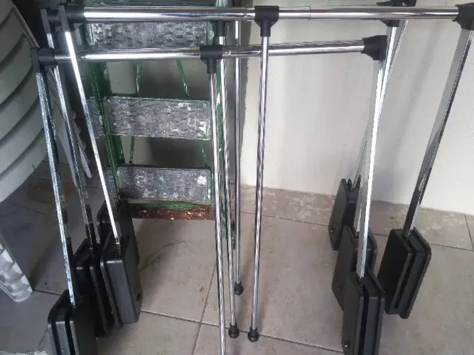CABIDEIRO RETRÁTIL 5 UNIDADES - METADE DO QUE CUSTA- TODOS DE INOX