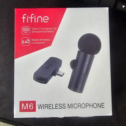 Microfone Sem Fio Fifine M6 - Novo - 2.4GHz