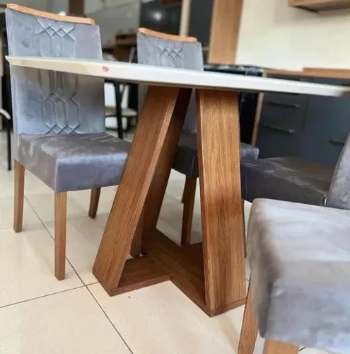 conjunto mesa jantar 4 lugares 1.20 (nova)