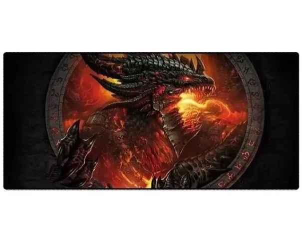 Mouse Pad Gamer Exbom De Tecido Dragão - 70x35 Cm