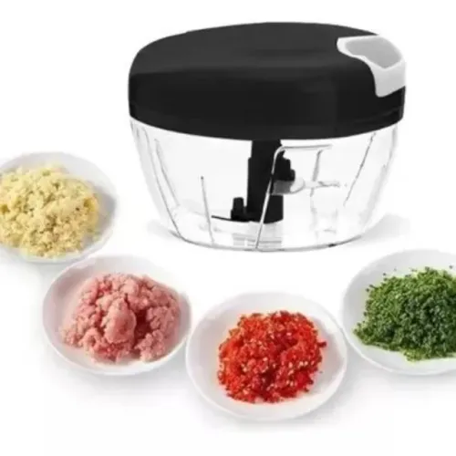 Picador e Triturador Manual de Alho e Legumes Prático