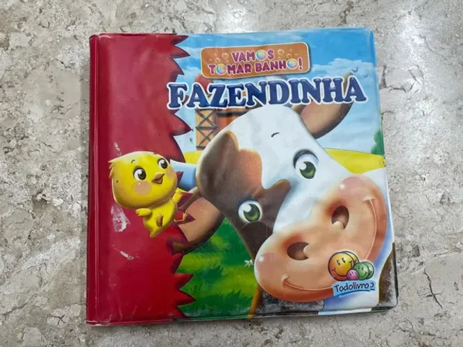 Livro Vamos Tomar Banho A Fazendinha