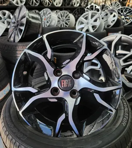 Jogo de rodas Fiat Argo aro 14 Furação 4x98