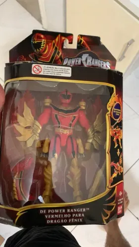 Power Rangers Vermelho Para Dragão Fênix
