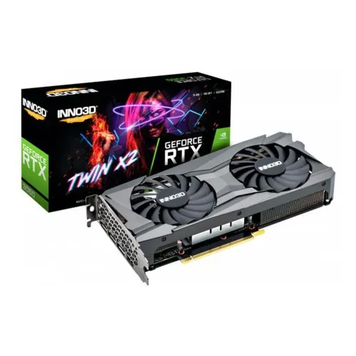 Placa de Vídeo INNO3D GeForce RTX 3060 Twin X2 (NOVO LACRADO)